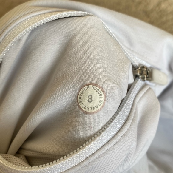 White Speed Up Lululemon Shorts - Picture 3 of 3